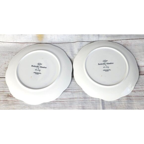Lenox Butterfly Meadow Yellow Plate: Elegant Porcelain Dessert Plates - Picture 4 of 5